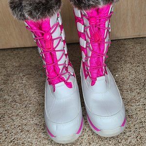 Lands' End Snowflake Insulated Winter Boots Size 3M Youth